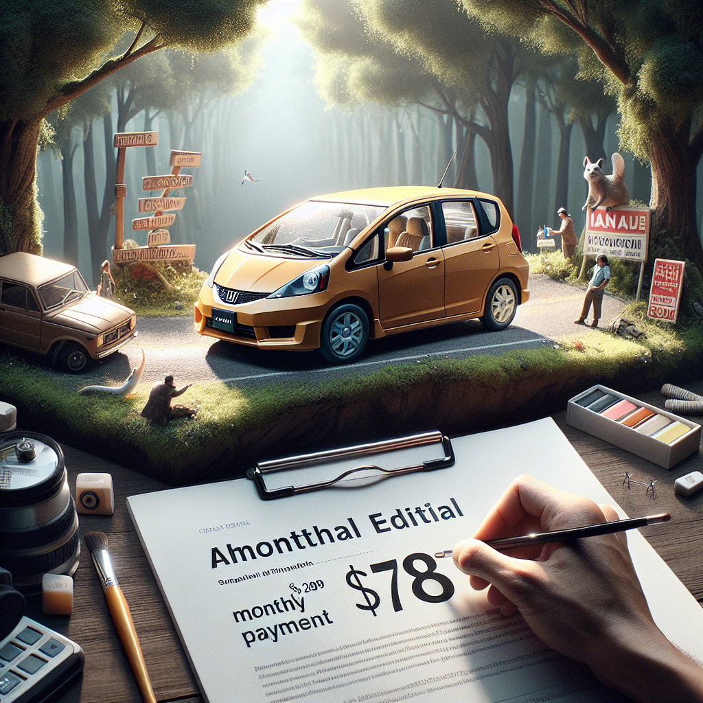 Financing 2009 Honda Fit - $78/mo - Compact - KBB Value $6,500