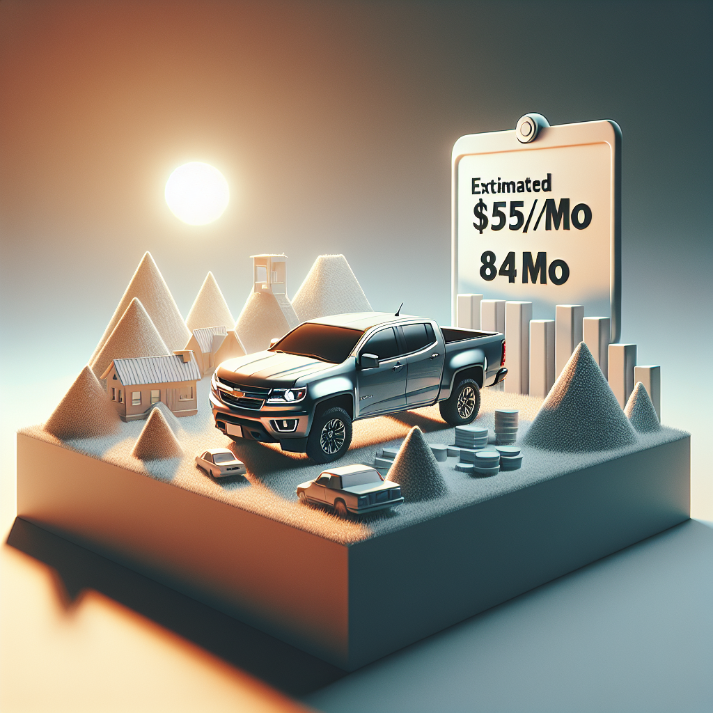 Financing a 2010 Chevy Colorado: Estimated $155/mo 84mo