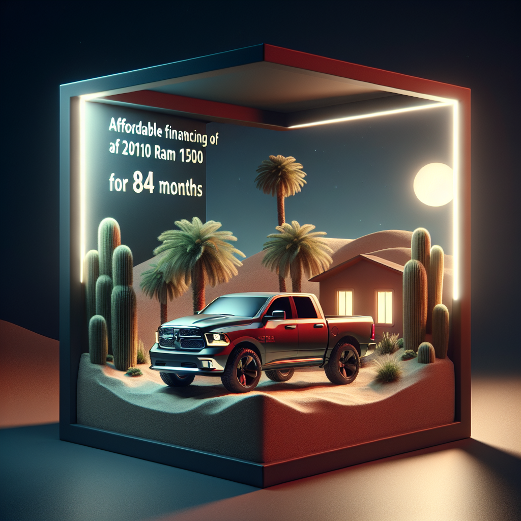 Financing a 2010 Ram 1500: Affordable ~$180/mo for 84 Months